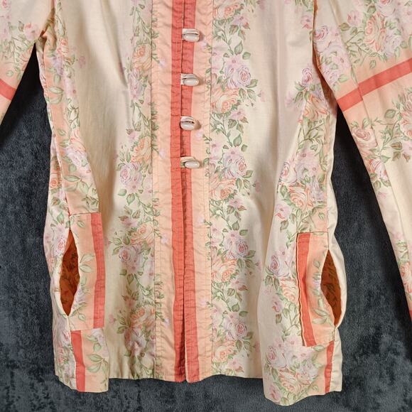 Pepperhill California Top Women Small Pink 70s Cottage Layering - Picture 9 of 10